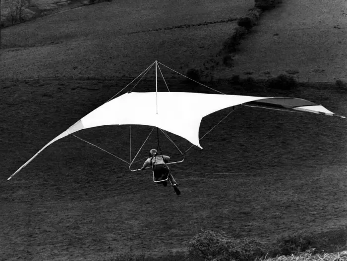 Framed Print : Alvin Russell, from Shropshire, chairman of the Long Mynd Flying Club