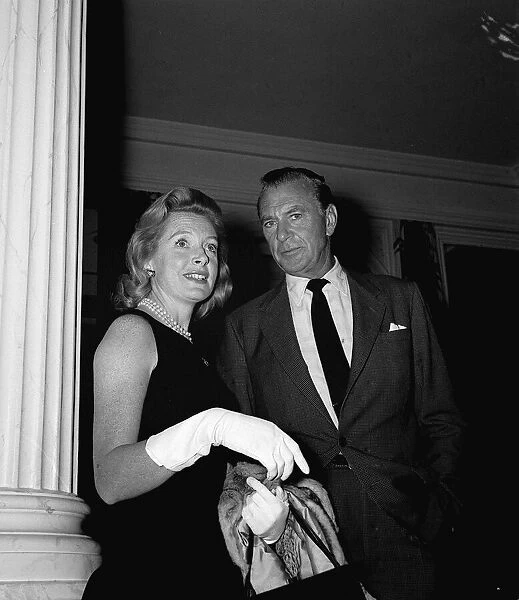 American actor Gary Cooper with actress Deborah Kerr September 1960