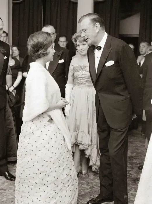 Framed Print : American actor Gary Cooper with HRH Princess Margaret October 1959 Framed Print : American actor Gary Cooper with HRH Princess Margaret October 1959