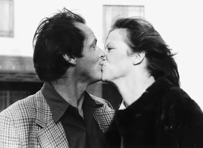 Framed Print : American Actor, Jack Nicholson and actress Louise Fletcher in London to promote their