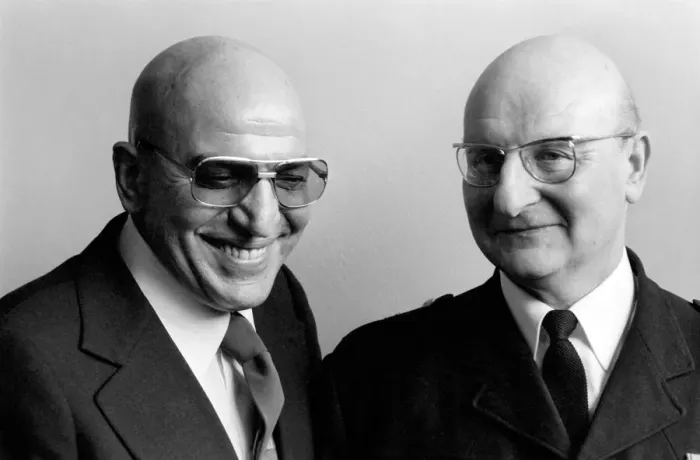 Framed Print : American actor Telly Savalas (left) who plays Kojak in the television series Framed Print : American actor Telly Savalas (left) who plays Kojak in the television series