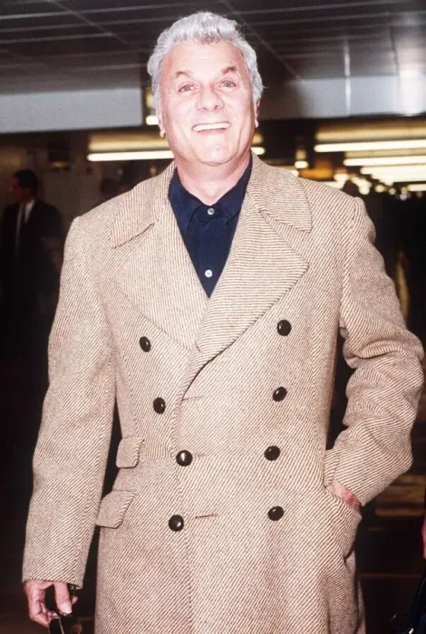 Framed Print : American actor Tony Curtis at Heathrow Airport November 1988
