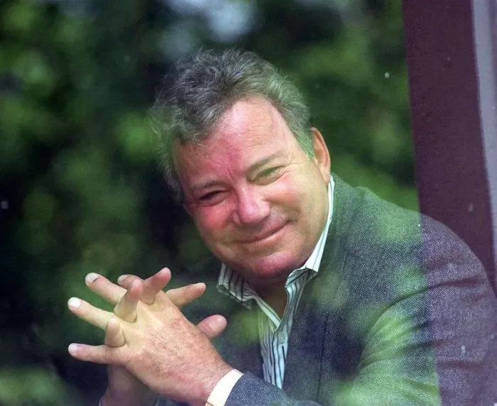 Framed Print : American actor William Shatner of Star Trek during his visit to Glasgow June 1997 Framed Print : American actor William Shatner of Star Trek during his visit to Glasgow June 1997