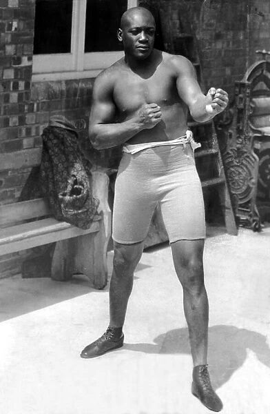 American boxer Jack Johnson in England Circa May 1908