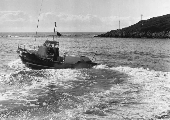 Framed Print : The American built lifeboat that is touring lifeboat stations around the British Isles Framed Print : The American built lifeboat that is touring lifeboat stations around the British Isles