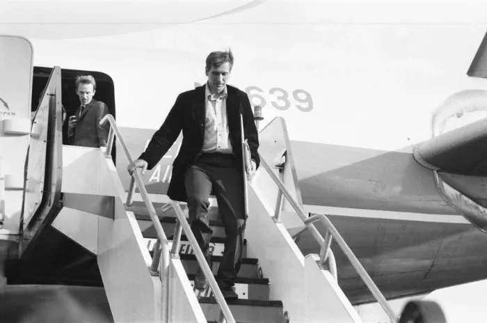 Framed Print : American chess player Bobby Fischer arrives iin Reykjavik Framed Print : American chess player Bobby Fischer arrives iin Reykjavik