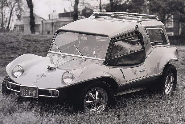 American designed Kyote II buggy. A glass fibre bodied car based on a VW Beatle chasis