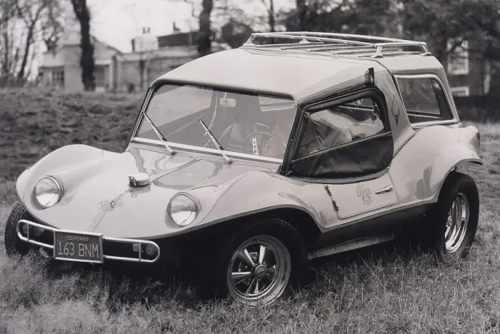 Framed Print : American designed Kyote II buggy. A glass fibre bodied car based on a VW Beatle chasis Framed Print : American designed Kyote II buggy. A glass fibre bodied car based on a VW Beatle chasis