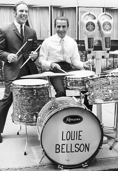 American drum star Louis Bellson whose wife is singer Pearl Bailey was in London today
