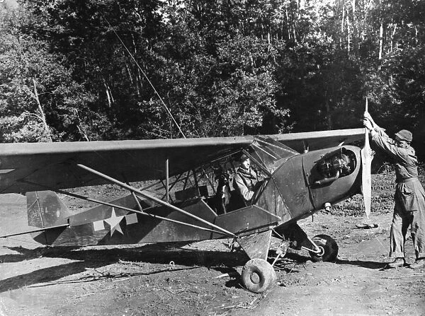 The American Piper L-4 Grasshoppet, nicknamed as 'Cardboard Annie