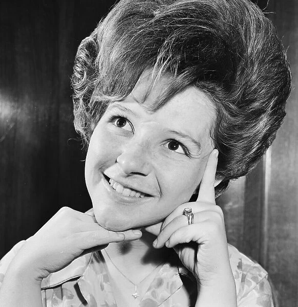 American pop singer Brenda Lee pictured at the Hilton Hotel in London