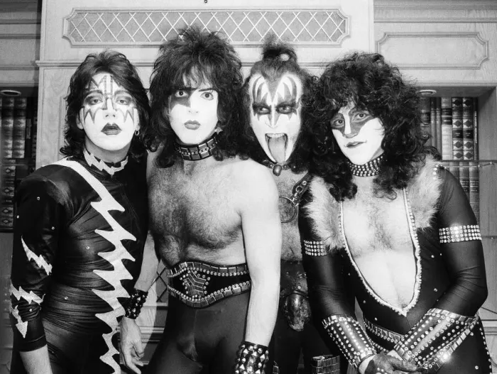 Framed Print : American rock group Kiss whose new album Creatures of the Night Framed Print : American rock group Kiss whose new album Creatures of the Night