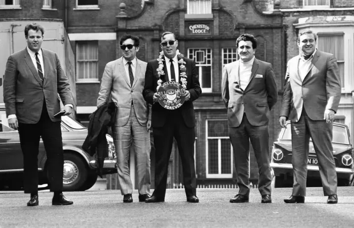 Framed Print : American rock and roll singer Bill Haley with his band The Comets in London shortly Framed Print : American rock and roll singer Bill Haley with his band The Comets in London shortly