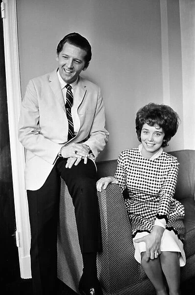 American rock and roll singer Jerry Lee Lewis with his third wife Myra who he married at