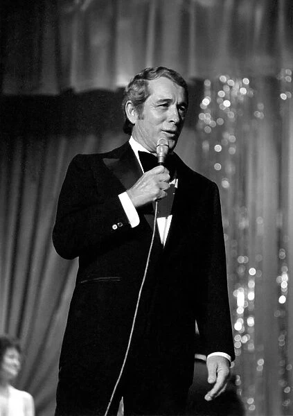American singer Perry Como in Southport. April 1975 75-1969-010