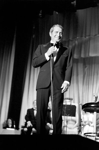 American singer Perry Como in Southport. April 1975 75-1969-004