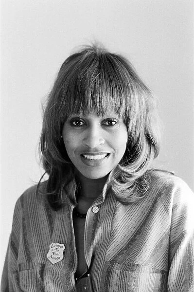 American singer Tina Turner in London at the start of her European tour. 12th March 1979