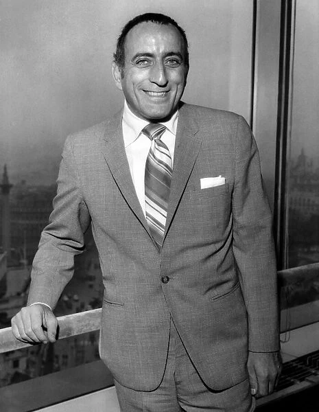 American singer Tony Bennett, whose records consistently sell well this side of