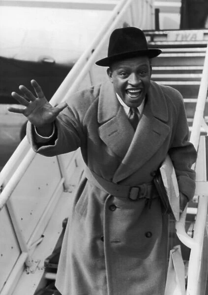 Here is the American vibe king and jazz player, Lionel Hampton