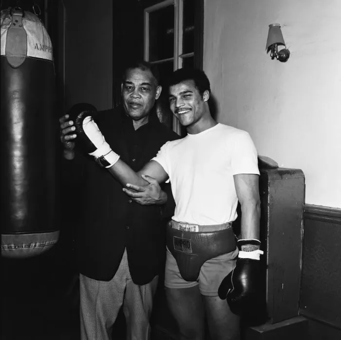 Framed Print : American former world heavyweight boxing champion Joe Louis (left Framed Print : American former world heavyweight boxing champion Joe Louis (left