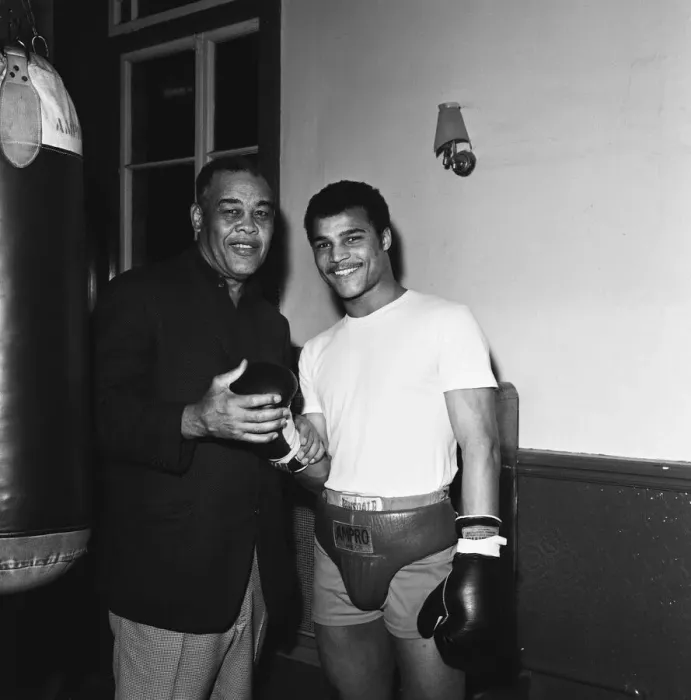 Framed Print : American former world heavyweight boxing champion Joe Louis (left Framed Print : American former world heavyweight boxing champion Joe Louis (left