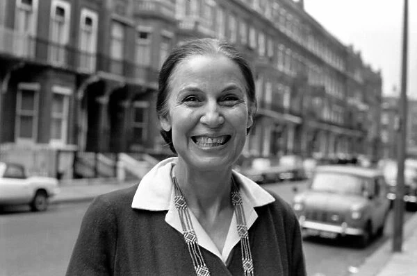 American writer Helen Lawrenson in London. November 1969 Z11388