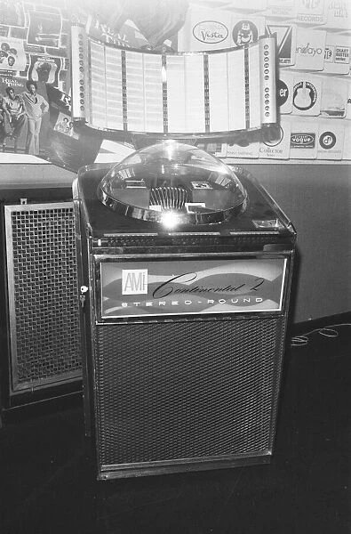 An AMi Continental 2 Juke Box which was the star prize for one Daily Mirror Pop Club