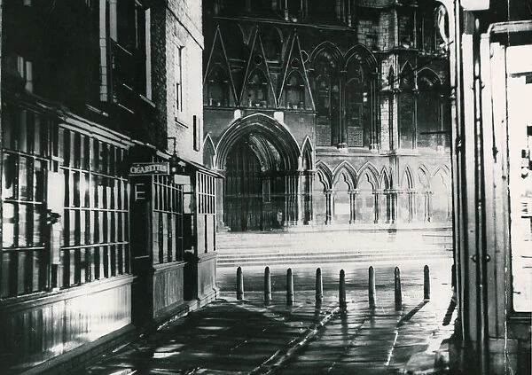 The ancient City of York. Seen here York Minster gates photographed from a