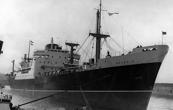 The Andania ship, Circa 1962