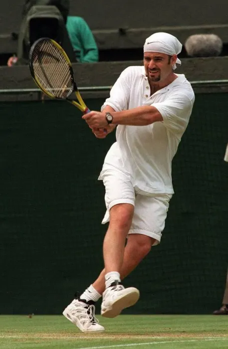 Framed Print : ANDRE AGASSI WIMBLEDON TENNIS CHAMPIONSHIPS 1995 03 / 07 / 1995 Framed Print : ANDRE AGASSI WIMBLEDON TENNIS CHAMPIONSHIPS 1995 03 / 07 / 1995