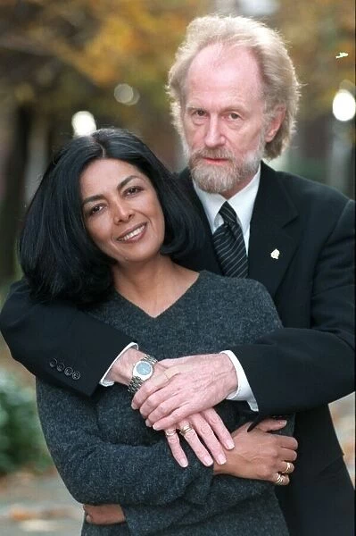 Andrew Loog Oldham former Rolling Stones Manager with wife Esther Farfan November 1998