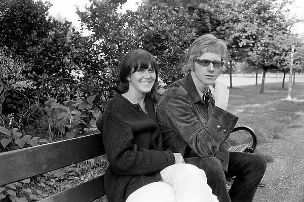 Andrew Oldham, Manager of The Rolling Stones with his wife Sheila