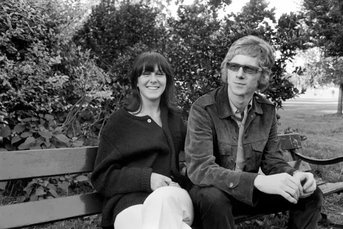 Framed Print : Andrew Oldham, Manager of The Rolling Stones with his wife Sheila Framed Print : Andrew Oldham, Manager of The Rolling Stones with his wife Sheila