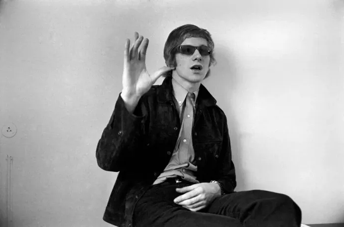 Framed Print : Andrew Oldham, Manager of The Rolling Stones with his wife Sheila