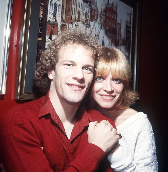 Andy Gray with wife Vanessa Gray, circa 1988