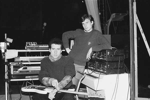 Andy McCluskey and Paul Humphreys (on keyboards) of the band Orchesteral Manouevers In