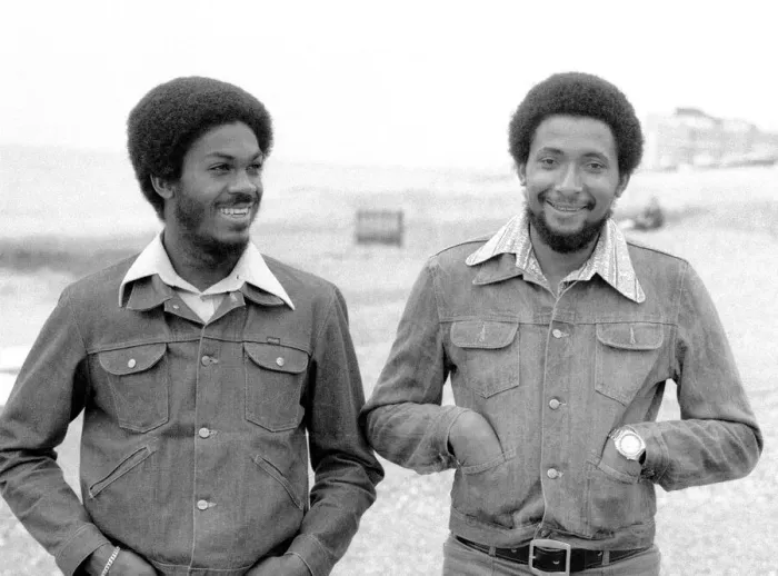Framed Print : Andy Roberts and Michael Holding May 1976 West Indies Cricket Players pictured