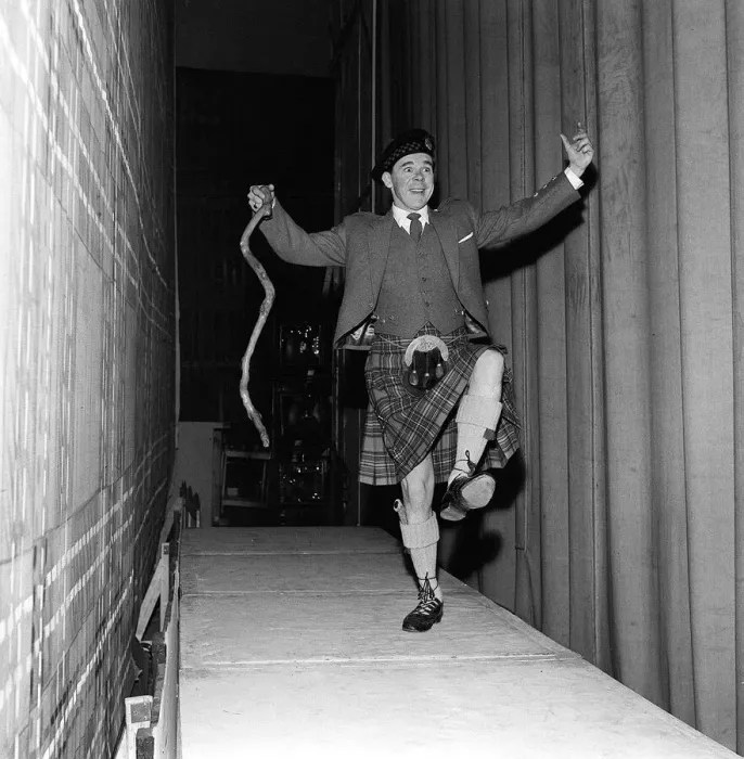 Framed Print : Andy Stewart Scottish entertainer in traditional outfit wearing kilt 20  /  7  /  62