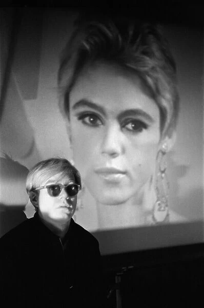 Andy Warhol, Film-maker & leader of the Pop Art Underground in his studio