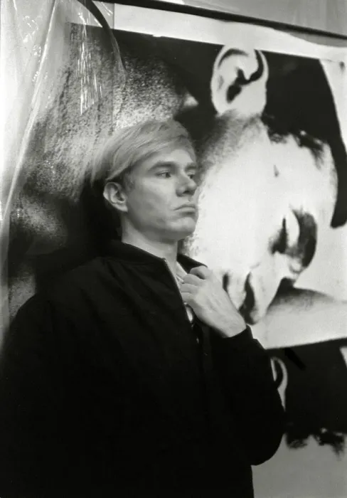Framed Print : Andy Warhol, Film-maker & leader of the Pop Art Underground in his studio Framed Print : Andy Warhol, Film-maker & leader of the Pop Art Underground in his studio