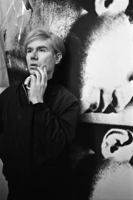 Framed Print : Andy Warhol at his studio in New York. 28th October 1965 Framed Print : Andy Warhol at his studio in New York. 28th October 1965