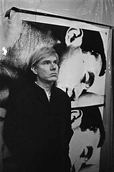 Andy Warhol at his studio in New York. 28th October 1965