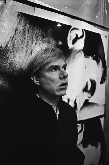 Framed Print : Andy Warhol at his studio in New York. 28th October 1965 Framed Print : Andy Warhol at his studio in New York. 28th October 1965