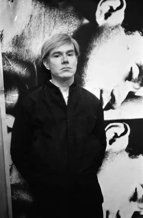 Framed Print : Andy Warhol at his studio in New York. 28th October 1965 Framed Print : Andy Warhol at his studio in New York. 28th October 1965