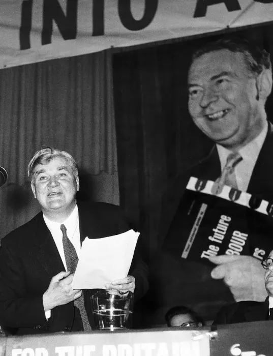 Framed Print : Aneurin Bevan Labour Shadow Foreign Minister opens the campaign Into Action at St Pancras Framed Print : Aneurin Bevan Labour Shadow Foreign Minister opens the campaign Into Action at St Pancras