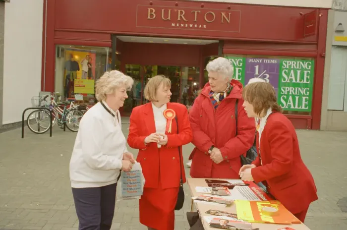 Framed Print : Angela Eagle (2nd from - left) and her twin sister Maria (right
