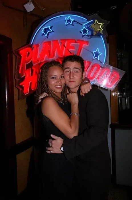 : Angela Griffin Actress November 97 Coronation Street actress with her boyfriend