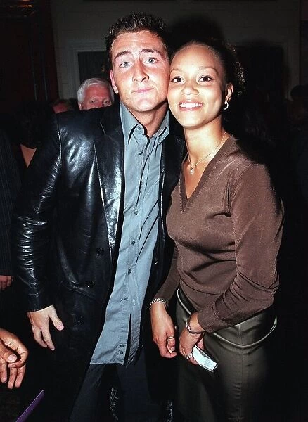 Angela Griffin with boyfriend Will Mellor September 1998 attending the TV Quick Awards at