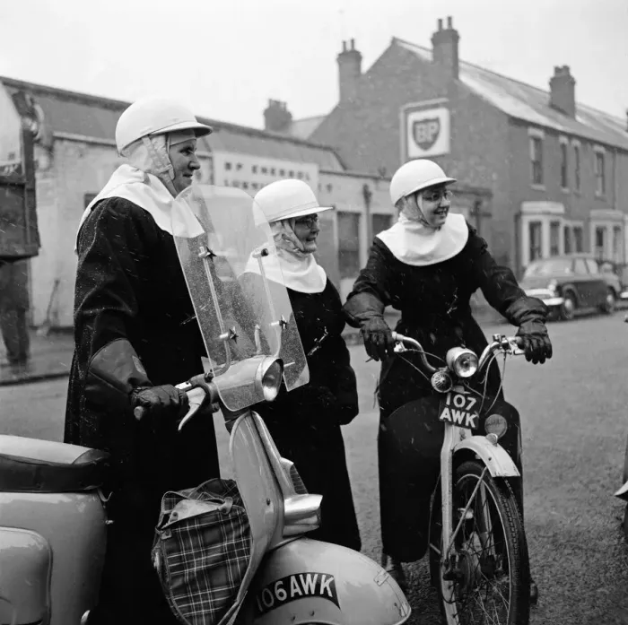 Framed Print : The Angels are three nuns who live in the toughest district of Foleshill Framed Print : The Angels are three nuns who live in the toughest district of Foleshill
