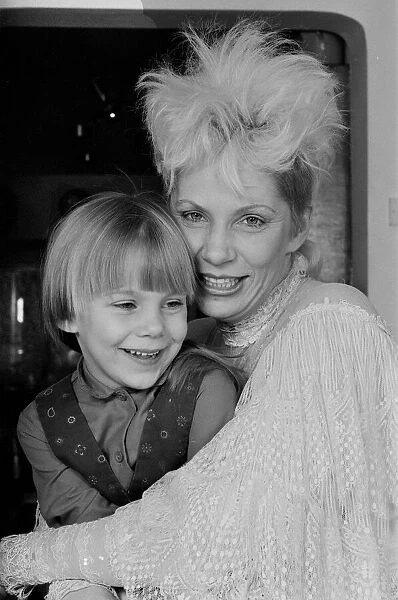 Angie Bowie, (also known as Angela Bowie) with her daughter Stacia Larranna Celeste Lipka